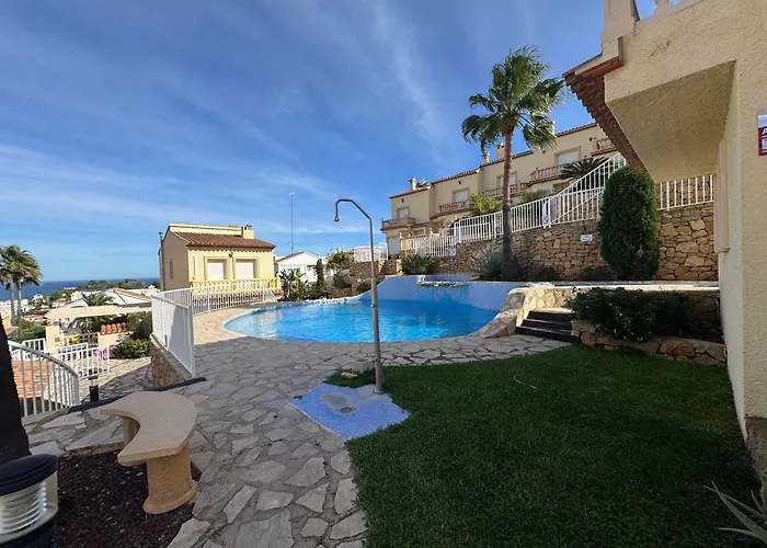 Beachnear Terraced House With Wonderful Sea-views Denia